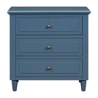 3-Drawer Wood Cabinet