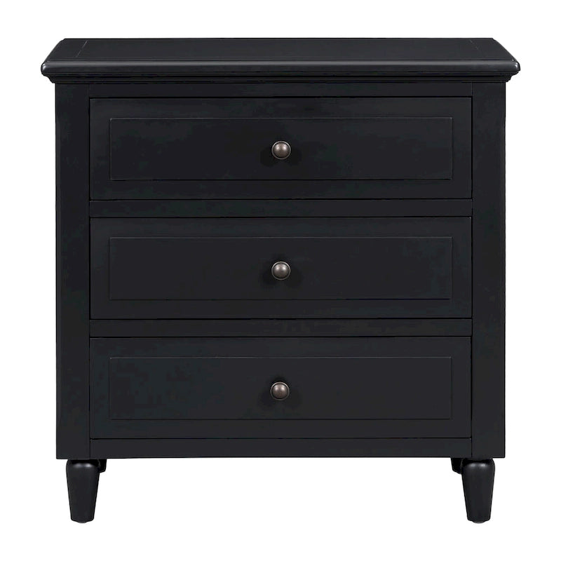 3-Drawer Wood Cabinet