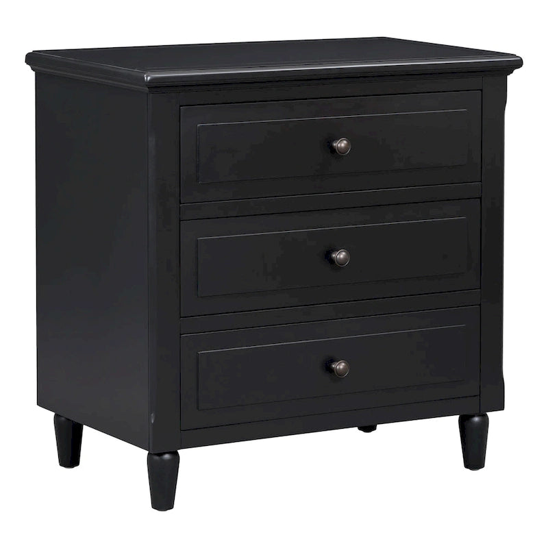3-Drawer Wood Cabinet