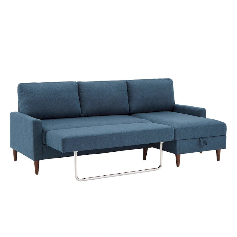 Parker Convertible Sofa with Right Facing Storage Chaise by iNSPIRE Q Modern