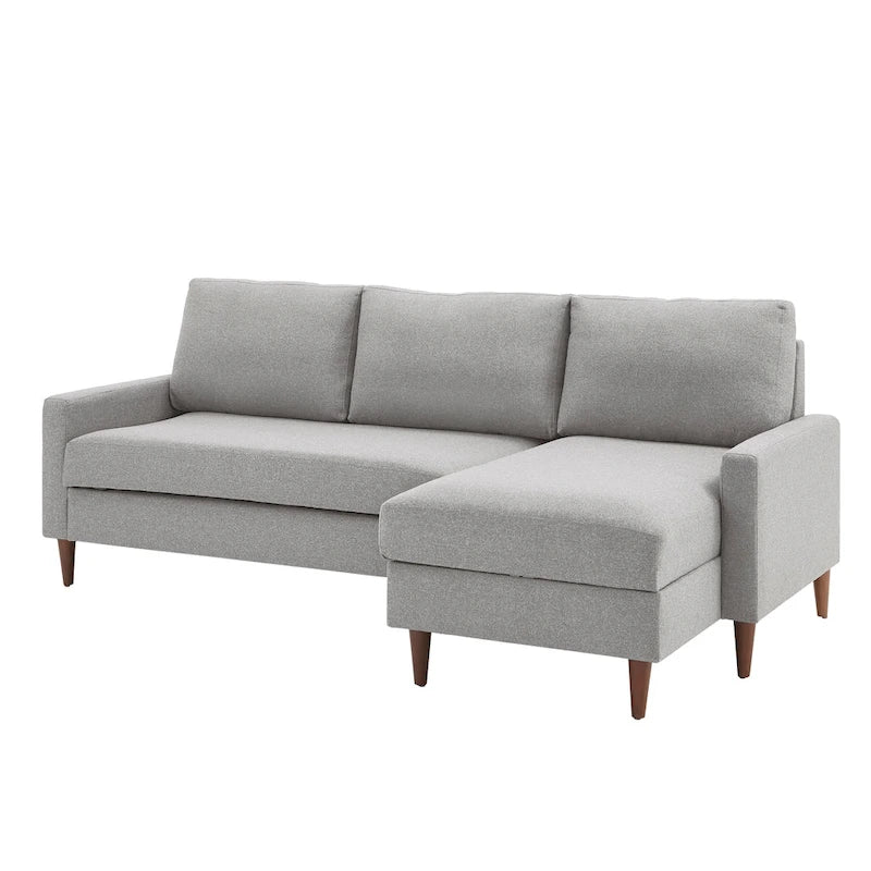 Parker Convertible Sofa with Right Facing Storage Chaise by iNSPIRE Q Modern
