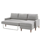 Parker Convertible Sofa with Right Facing Storage Chaise by iNSPIRE Q Modern