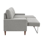 Parker Convertible Sofa with Right Facing Storage Chaise by iNSPIRE Q Modern