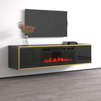 Goldie BL-EF Electric Fireplace 65 TV Stand