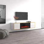 Goldie BL-EF Electric Fireplace 65 TV Stand