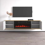 Goldie BL-EF Electric Fireplace 65 TV Stand