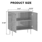 Clihome 2 Door Locker Storage Accent Cabinet