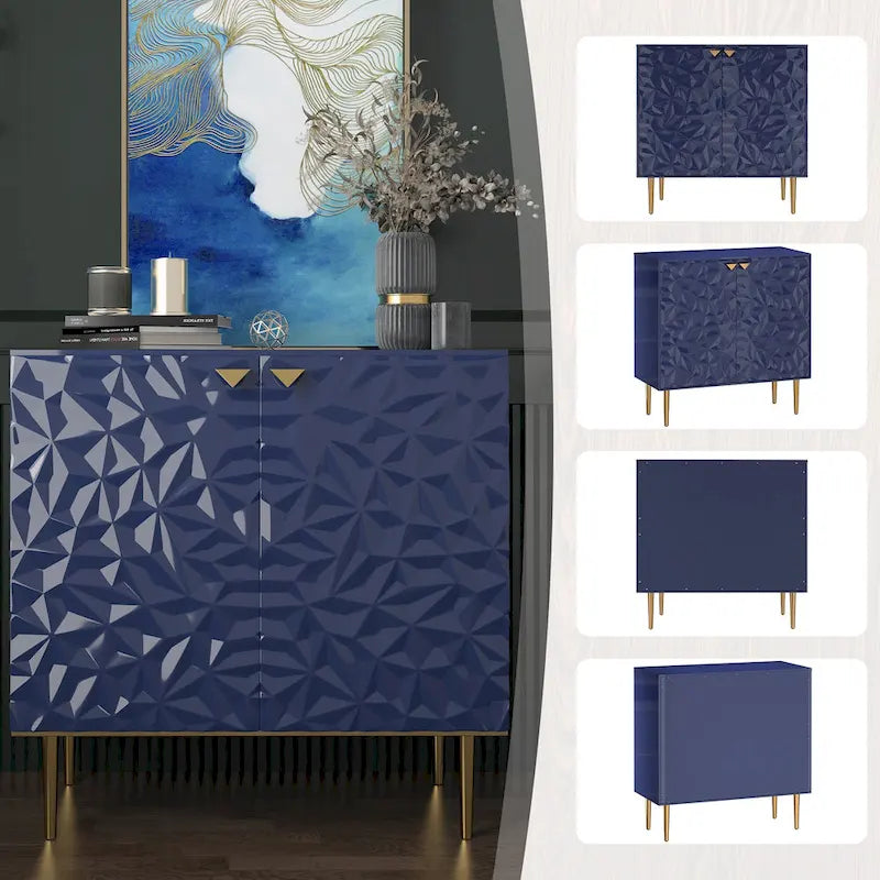 Clihome 2 Door Locker Storage Accent Cabinet
