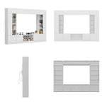 Wall Unit TV Stand with Bookshelves for TVs up to 70, Modern Console