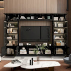 Wall Unit TV Stand with Bookshelves for TVs up to 70, Modern Console