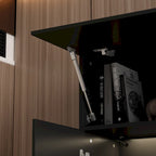 Wall Unit TV Stand with Bookshelves for TVs up to 70, Modern Console