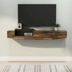 DH BASIC Contemporary 63-inch 1-Shelf Floating TV Console with Drawer and Lift-top Storage by Denhour