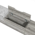 DH BASIC Contemporary 63-inch 1-Shelf Floating TV Console with Drawer and Lift-top Storage by Denhour