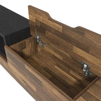 DH BASIC Contemporary 63-inch 1-Shelf Floating TV Console with Drawer and Lift-top Storage by Denhour