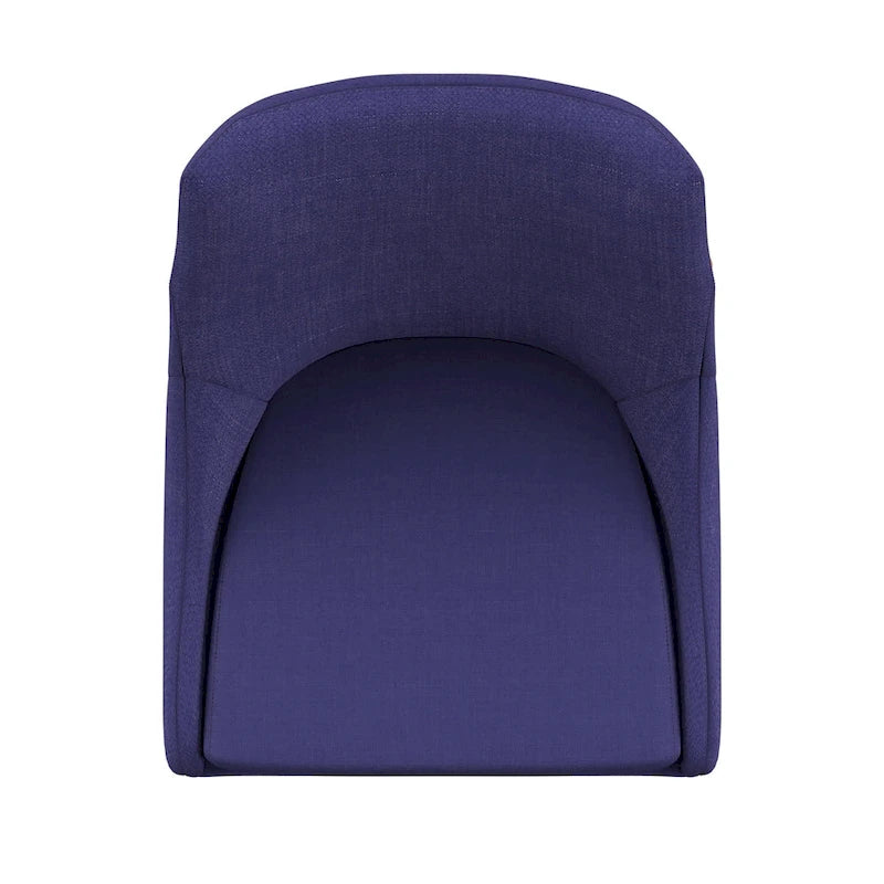 Sasha Oak Barrel Back Dining Chair (Set of 2) by iNSPIRE Q Modern - Set of 2