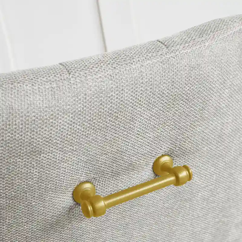 Corvus Abigail Upholstered Accent Chair with Metal Legs