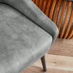 Corvus Abigail Upholstered Accent Chair with Metal Legs