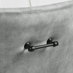 Corvus Abigail Upholstered Accent Chair with Metal Legs