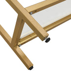 Carolina Living Chrysalis 3 Tier Glass Top Console Table - Gold