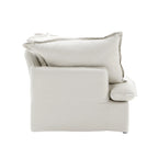 123 Upholstered Sectional Sofa Minimalist Velvet Couch