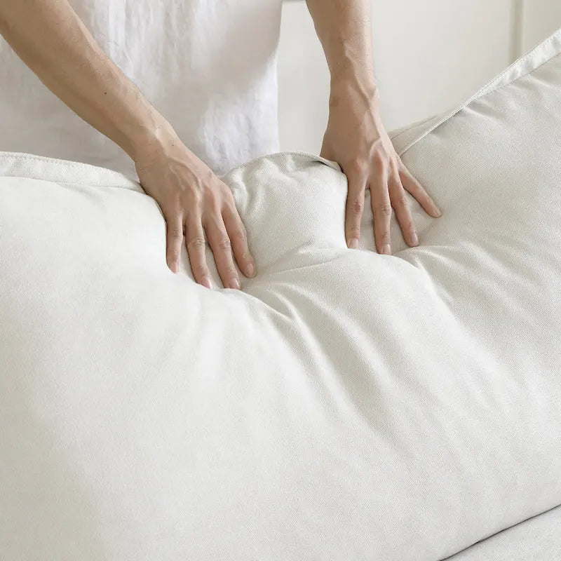 123 Upholstered Sectional Sofa Minimalist Velvet Couch