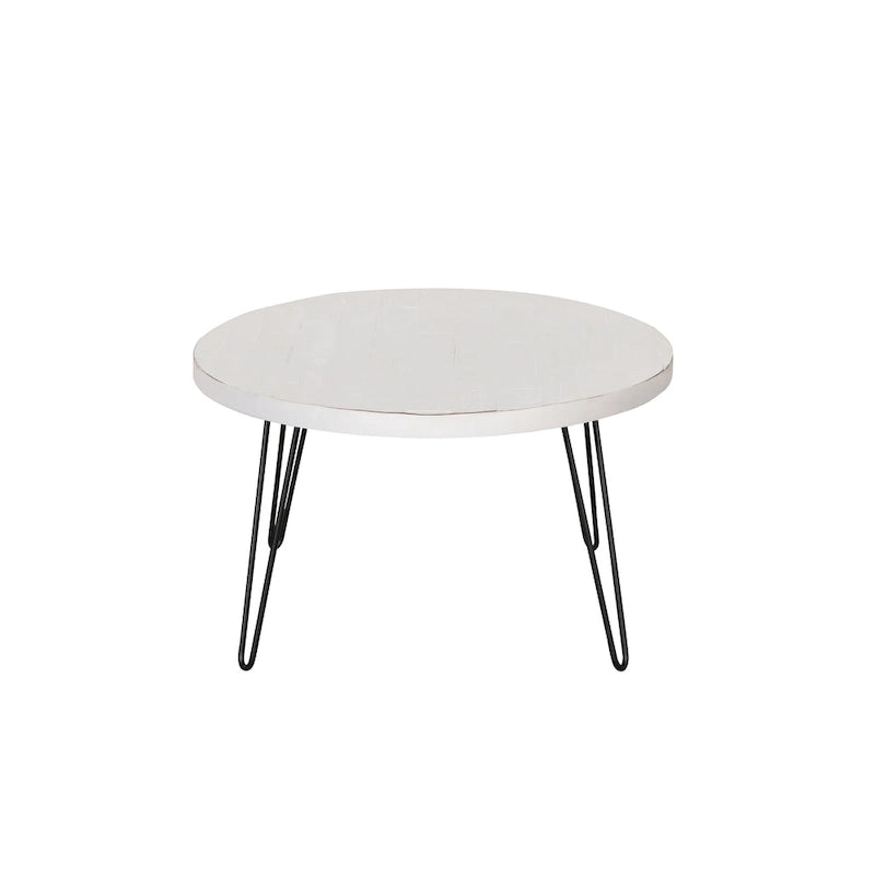 Raffles 44 Wood Oval Cocktail Table