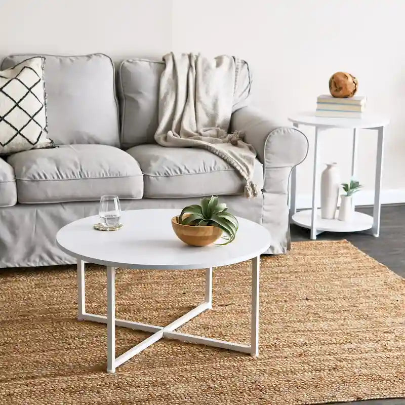 Household Essentials Round Coffee Table - 31.5