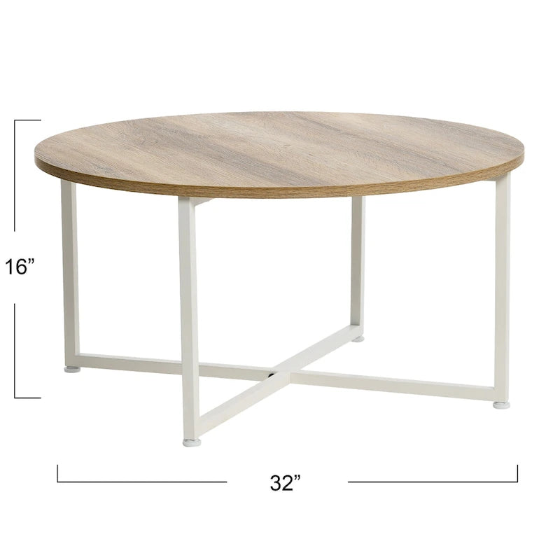 Household Essentials Round Coffee Table - 31.5