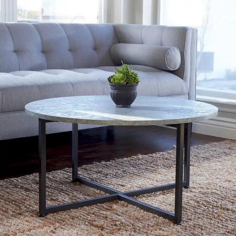 Household Essentials Round Coffee Table - 31.5