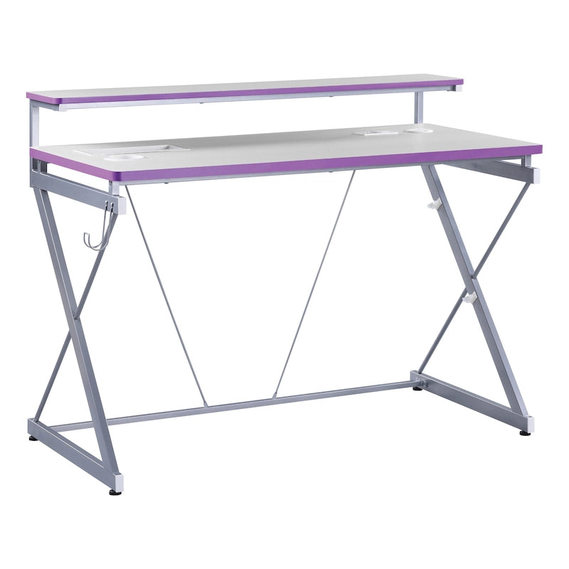 Emulator Battlestation Gaming Desk with RGB LED Lights