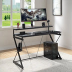 Emulator Battlestation Gaming Desk with RGB LED Lights