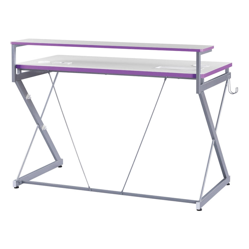 Emulator Battlestation Gaming Desk with RGB LED Lights