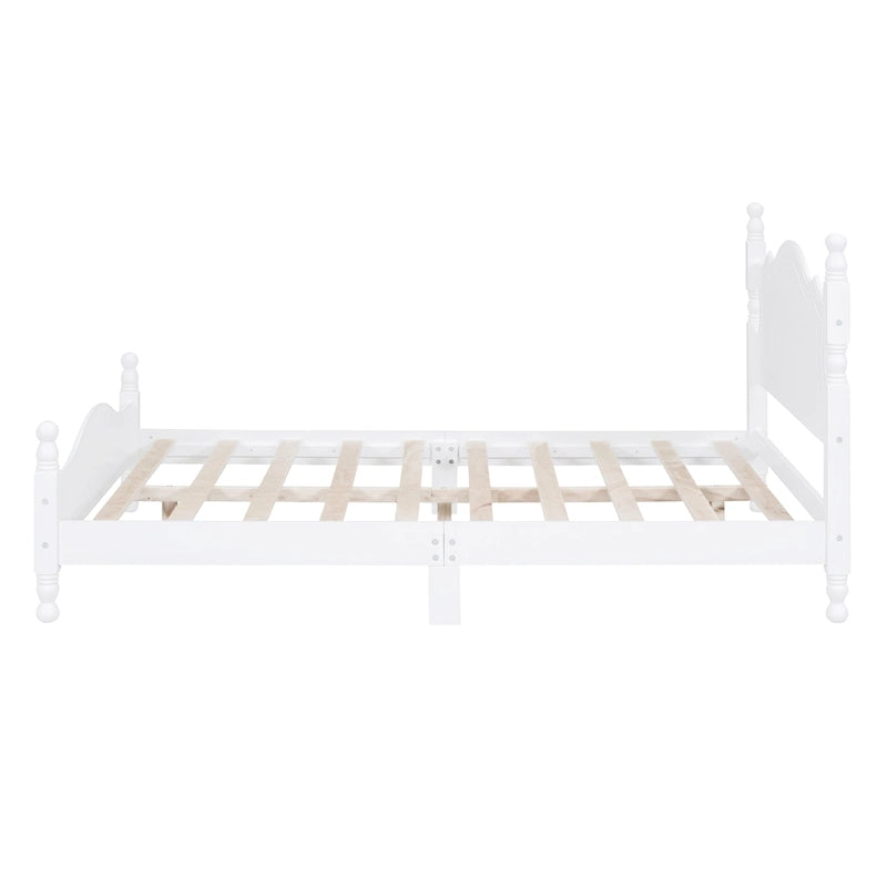 Full Size Wood Platform Bed Frame