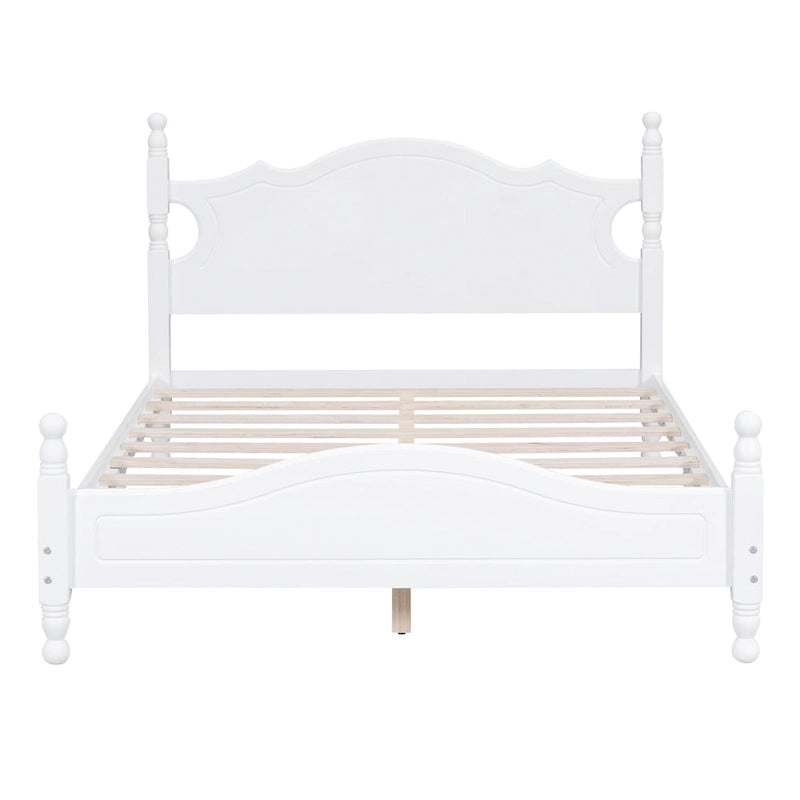 Full Size Wood Platform Bed Frame