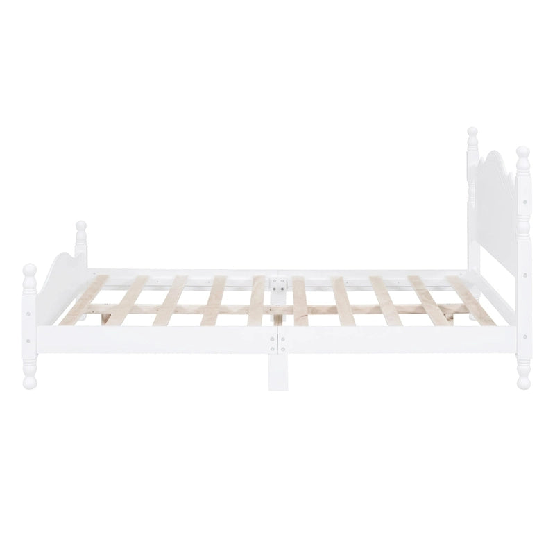 Full Size Wood Platform Bed Frame