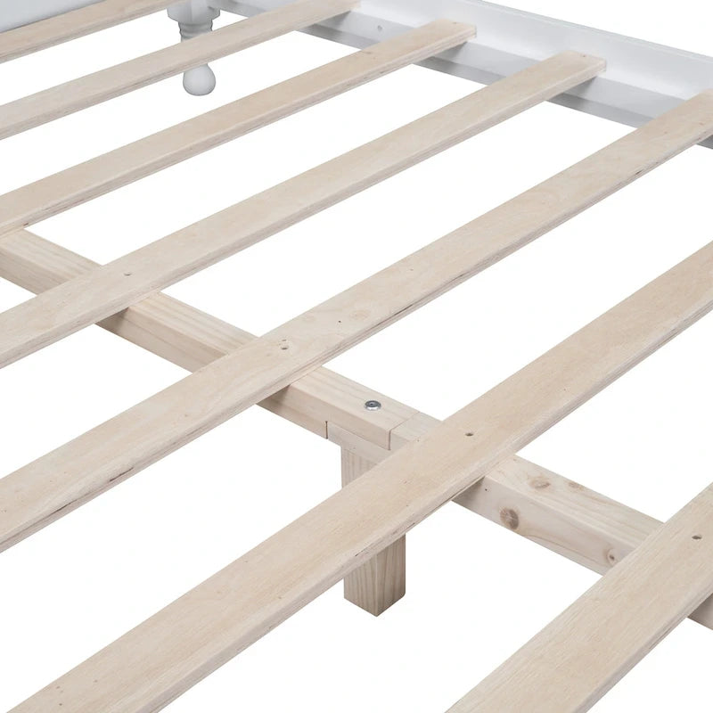 Full Size Wood Platform Bed Frame
