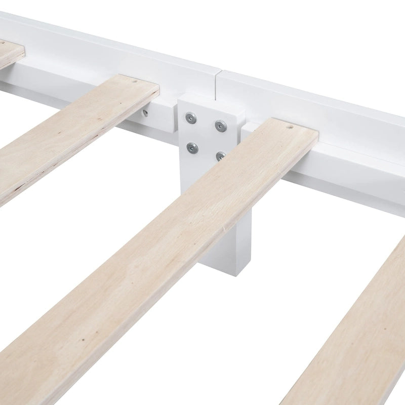 Full Size Wood Platform Bed Frame