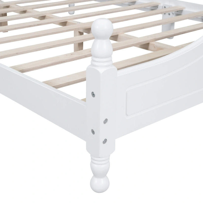 Full Size Wood Platform Bed Frame