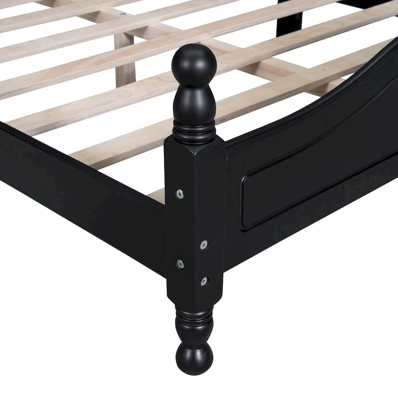 Full Size Wood Platform Bed Frame