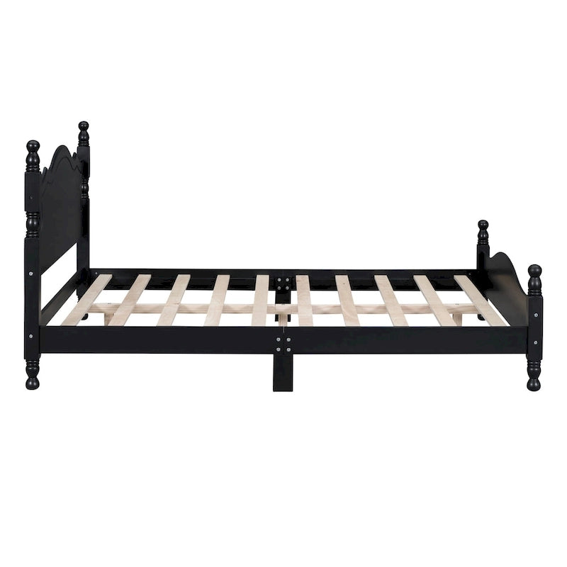 Full Size Wood Platform Bed Frame