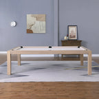 Olivia 8ft Driftwood Ash Billiard Slate Pool Table with Dining Top