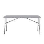 Folding Table Foldable Table Portable Collapsible Table Multipurpose Rectangular Resin Fold Up Table for Outdoor Camping