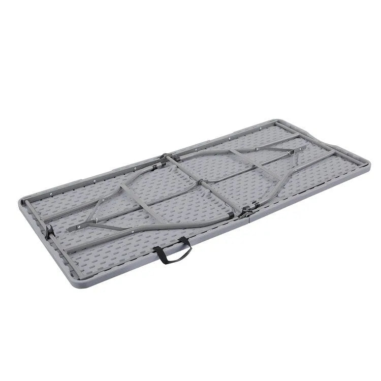 Folding Table Foldable Table Portable Collapsible Table Multipurpose Rectangular Resin Fold Up Table for Outdoor Camping