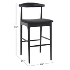SAFAVIEH Miranda Retro 30-inch Bar Stool - 22 In. W x 21 In. D x 42 In. H - 22Wx21Dx42H