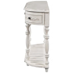 52 Modern and Contemporary Curved Console Table Sofa Table Entryway Table for Hallway Living Room with 4 Drawers and 1 Shelf