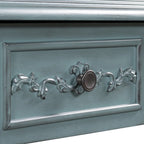 52 Modern and Contemporary Curved Console Table Sofa Table Entryway Table for Hallway Living Room with 4 Drawers and 1 Shelf