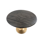 Carolina Living Alden Wood Top 36 Round Dining Table