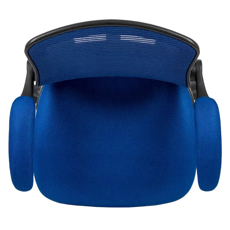 Mid-Back Mesh Ergonomic Drafting Chair with Foot Ring and Flip-Up Arms