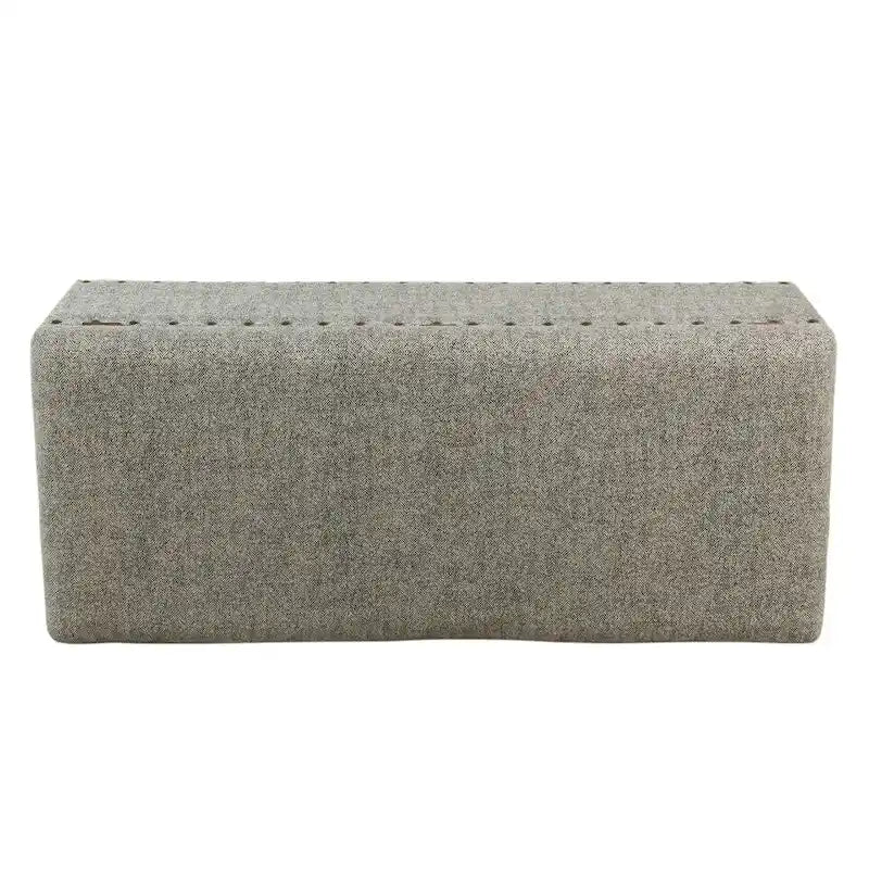 Copper Grove Reze Storage Bench with Nailhead Trim