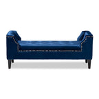 Modern and Contemporary Velvet Bench